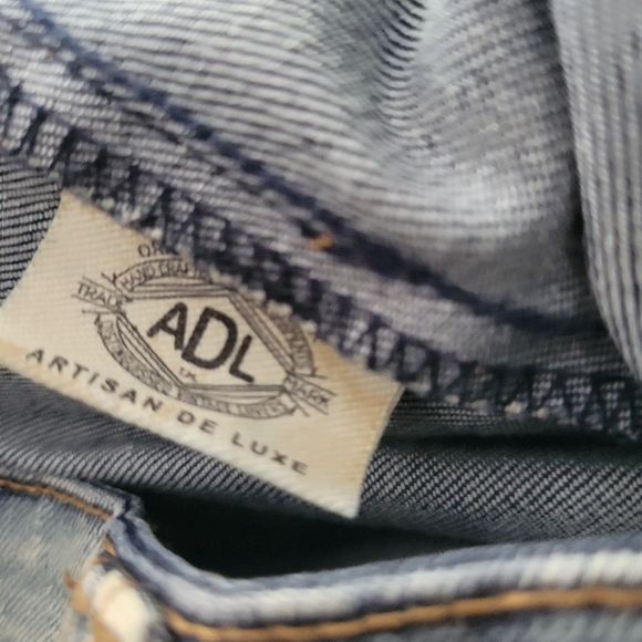 Artisan De Luxe for Free People Patchwork Embroidered Jeans size 27 - Picture 12 of 15